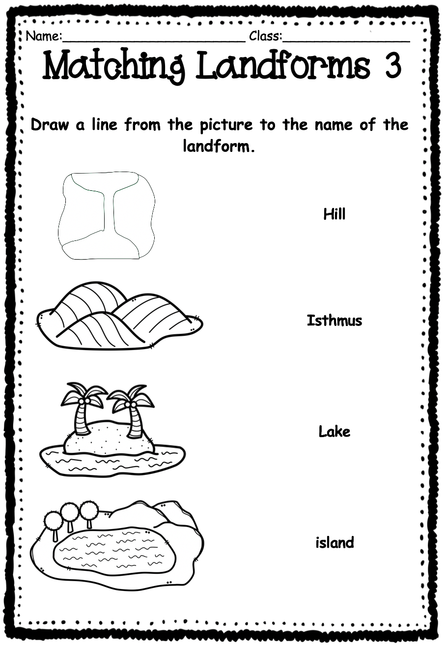 Landforms Bundle | Word Wall, Photographs, Cut and Paste Booklet, and more  | Made By Teachers